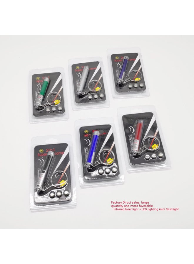 Loquat Handheld Flashlight Decorative Lighting Torch Lantern Portable Spotlight Searchlight Emergency Light Outdoor Lighting-Color:Silver Gray - Image 2