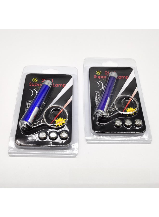 Loquat Handheld Flashlight Decorative Lighting Torch Lantern Portable Spotlight Searchlight Emergency Light Outdoor Lighting-Color:Silver Gray - Image 3