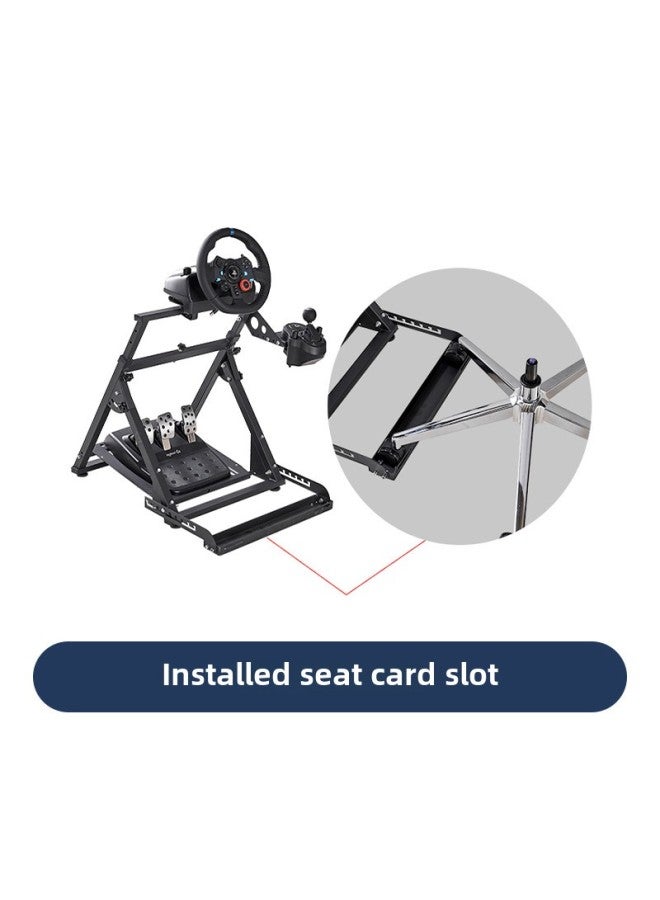 Folding Racing Simulator Game Steering Wheel Bracket 29g27CSWT300 Lestat R5r9-Product Color:Pedal Anti-warping + Hand Row  - Image 5