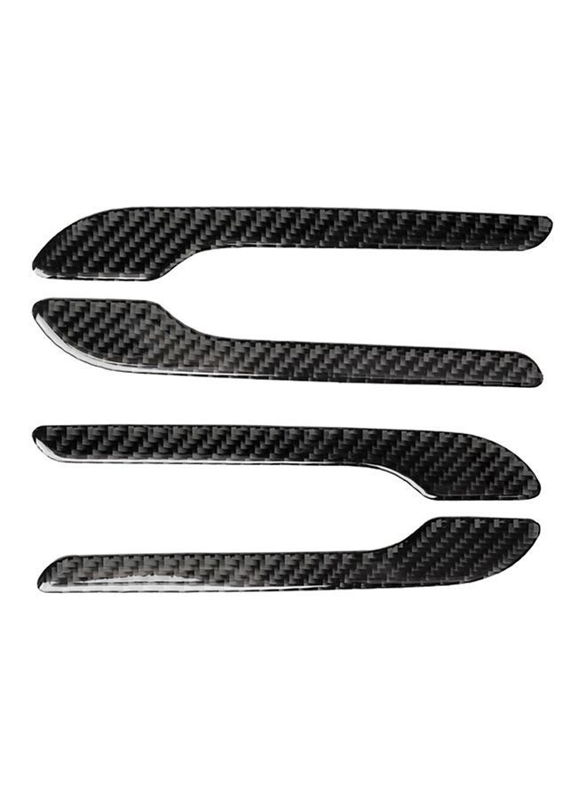 NIBEMINENT Pack Of 4 Car Door Handle Cover Trim Protector Sticker