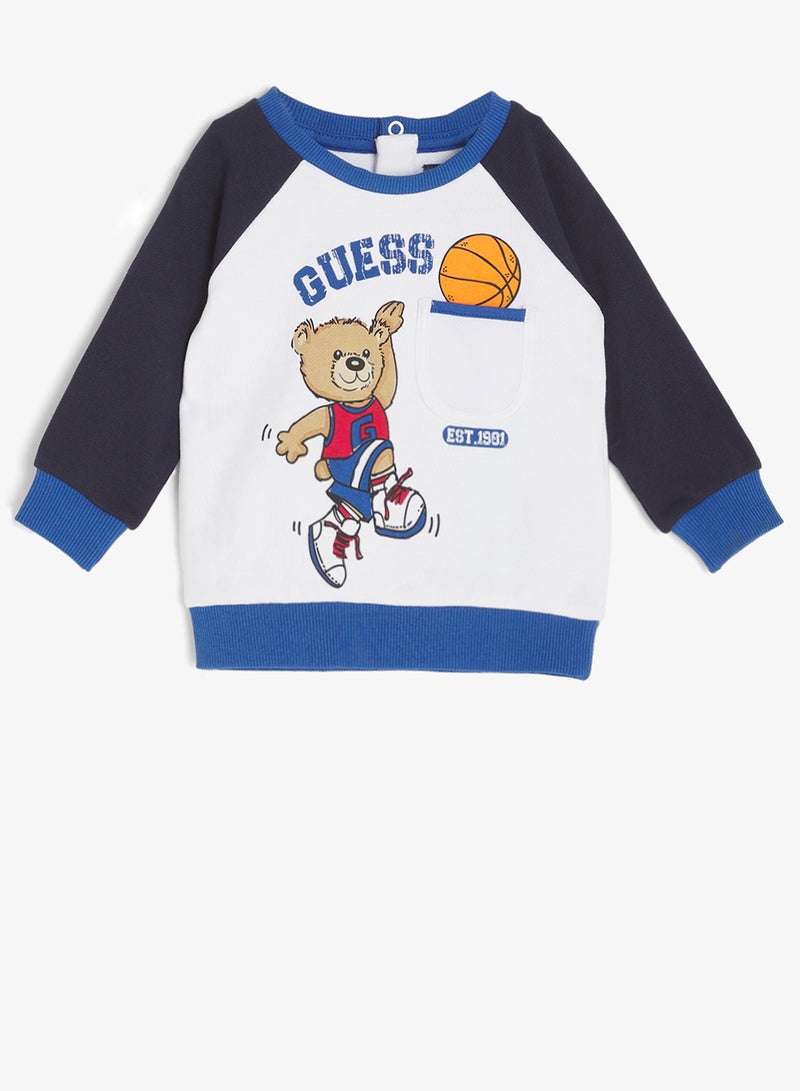 GUESS Kids Set: Long Sleeve Active Top + Active Pants - Image 2