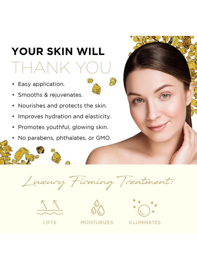 Azure Cosmetics AZURE 24K Gold & Collagen Firming Day Cream - Moisturizing, Illuminating & Lifting | Reduces Wrinkles & Fine Lines | Anti Aging & Toning | Made in Korea - 50mL - Image 5