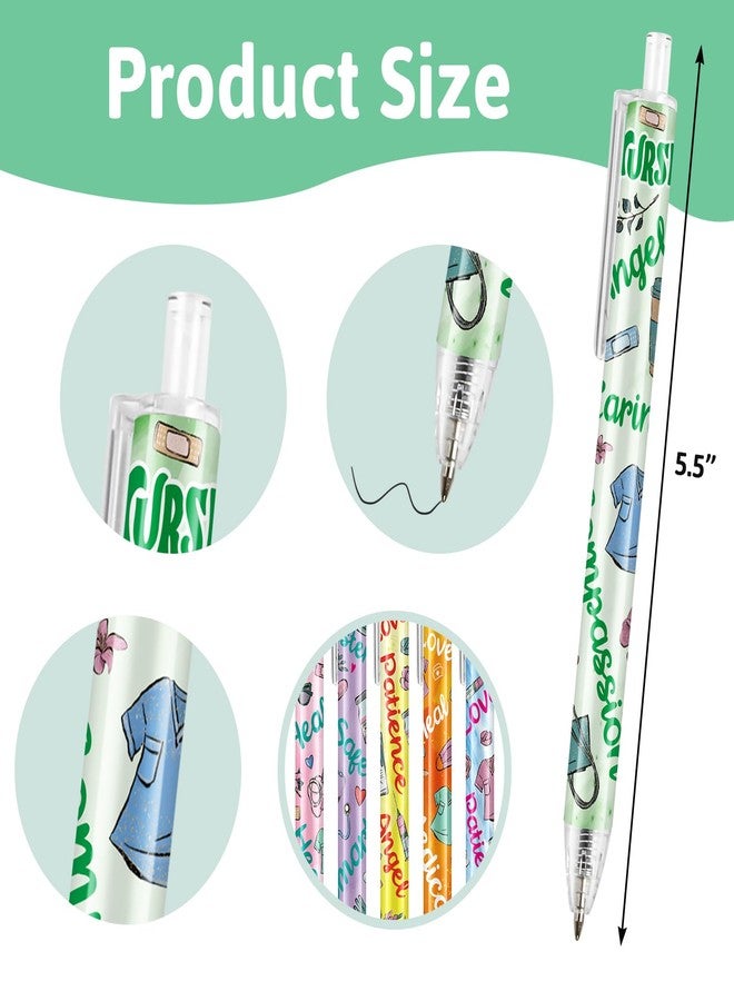 WorldBazaar Nurse Pens Bulk 30PCS Nurses Gifts Pens Back to School Gifts Healthcare Workers Hospital Doctor Office School Preschool Stationery Desk Supplies - Image 4