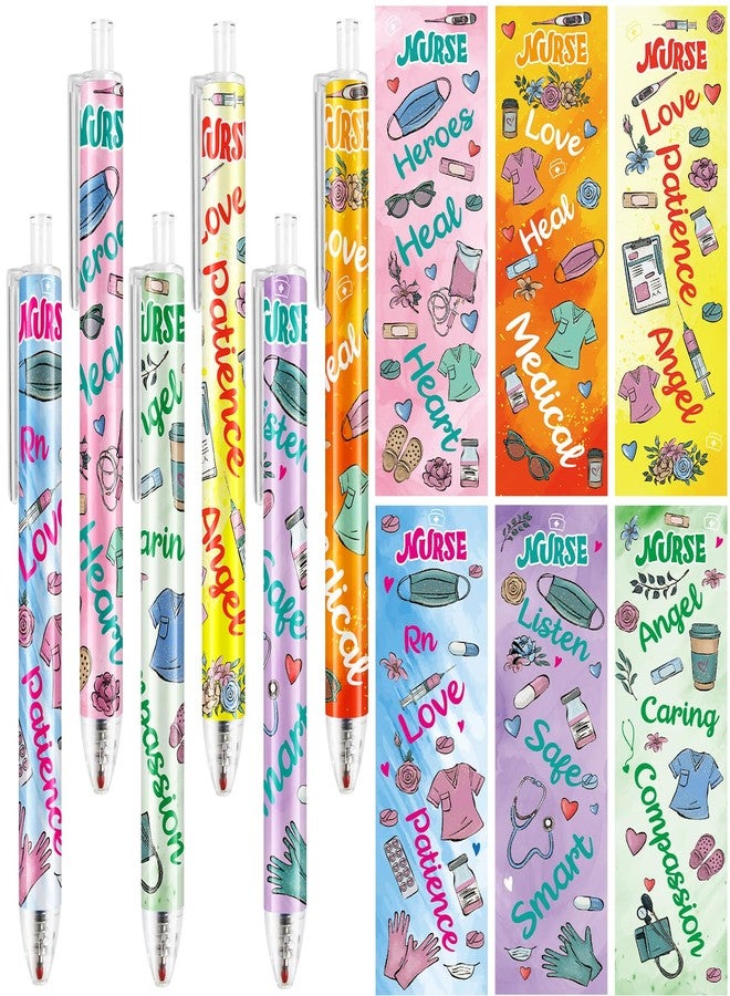 WorldBazaar Nurse Pens Bulk 30PCS Nurses Gifts Pens Back to School Gifts Healthcare Workers Hospital Doctor Office School Preschool Stationery Desk Supplies - Image 2