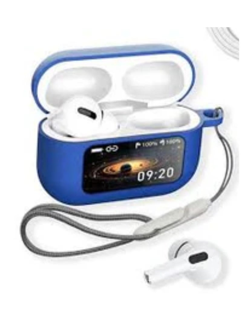 WISME WT-8 Smart Earbuds with Built-in AMOLED Touchscreen Display, Advanced Active Noise Cancellation (ANC), Integrated GPS Tracking, and Long-Lasting 260mAh Battery for Premium Wireless Audio Experience - Image 1