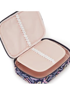 kipling 100 Pens Palm Fiesta Print Large Pencase  - Image 5