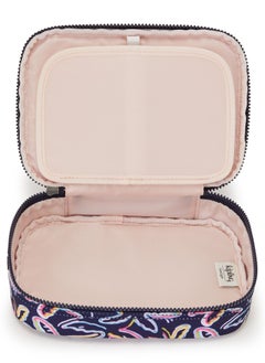 kipling 100 Pens Palm Fiesta Print Large Pencase  - Image 3
