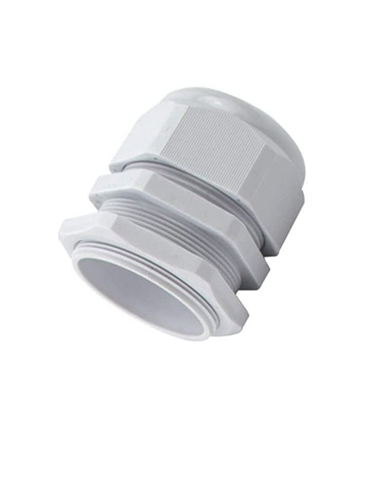 Armoured Cable Gland Kit for Outdoor Sockets and Junction Boxes & Industrial Use with Lock Nut PVC Shroud and Earth Tag (50S, BW) - Image 3