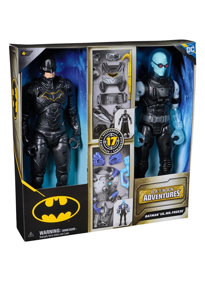 SPIN MASTER - DC Comics Batman Adventures Battle Pack – Batman Vs. Mr. Freeze Action Figure Set, Kids Toys for Boys Ages 3 and Up - Image 1