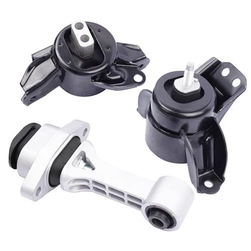 QRYIPPDM Engine Motor & Transmission Mount Compatible with 2014 2015 2016 2017 2018 2019 kia Soul 1.6L 2.0L L4 3-Piece Set Replace OE：A71065 A71093 A71067 - Image 1