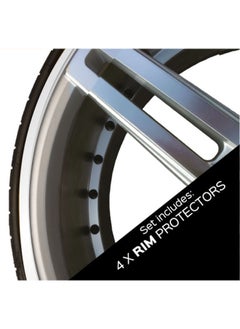 RimSavers Alloy Wheel Rim Protector - Set of 4 - White