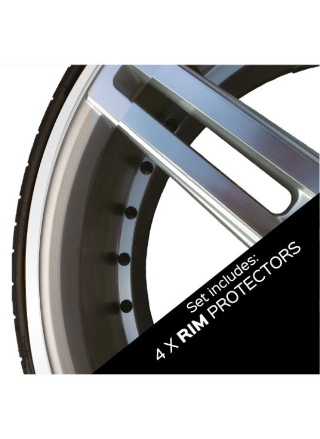 Rim Savers - RimSavers Alloy Wheel Rim Protector - Set of 4 - White - Image 1