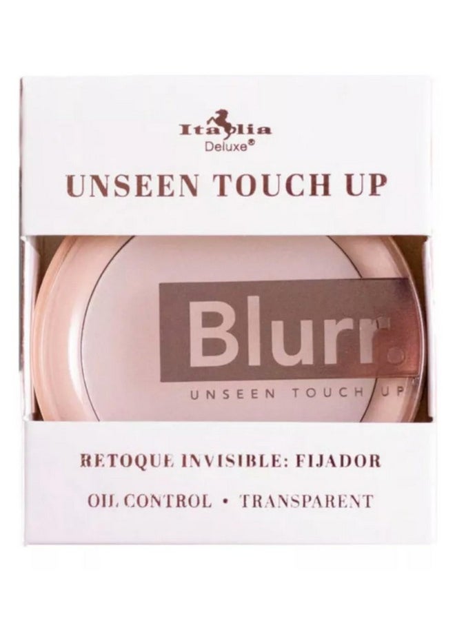 Italia Deluxe Blurr Unseen Touch Up Set & Blot Mattifier - Setting Primer Balm, 0.1 Ounce (Pack Of 1), Clear  - Image 2