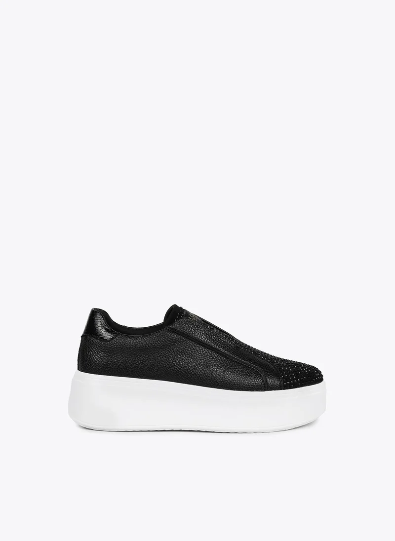 Lola Casademunt Platform trainers with crystal details