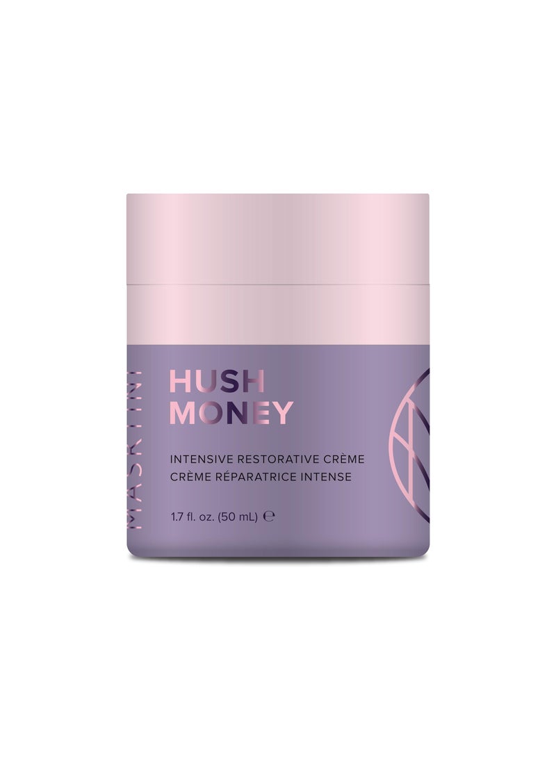 Masktini Masktini Hush Money Intensive Restorative Cream, 1.7 oz - Anti Aging Face Cream - Peptide Moisturizer - Brightening and Firming - for Dry Skin 