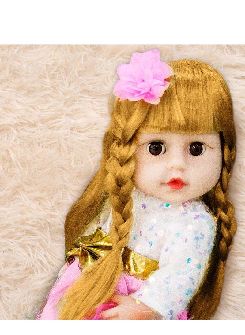UKR - UKR Reborn Realistic Baby Doll – 38 cm Soft Body Newborn Girl Doll for Girls | Lifelike Pretend Play Doll | Perfect Gift for Toddlers & Young Children - Image 1