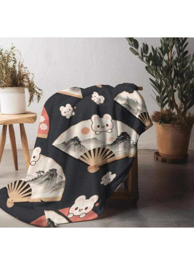 general Baby and children's cartoon flannel thin blanket (warm and comfortable, suitable for sleep, game use) 70cm*100cm - Image 5