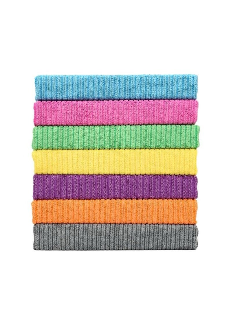 VIO 10 Pack Microfiber Cleaning Cloth All Purpose Cleaning Soft Absorbent Durable Towels for Home Appliances Kitchen Washroom Car Furniture Washing Drying Reusable Lint Free Streak Free Rags  - Image 5
