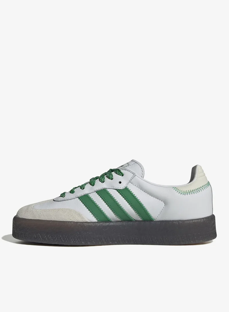 adidas Originals FTWWHT/GREEN/OWHITE Sambae W White Originals Shoes for Women | Best Price UAE