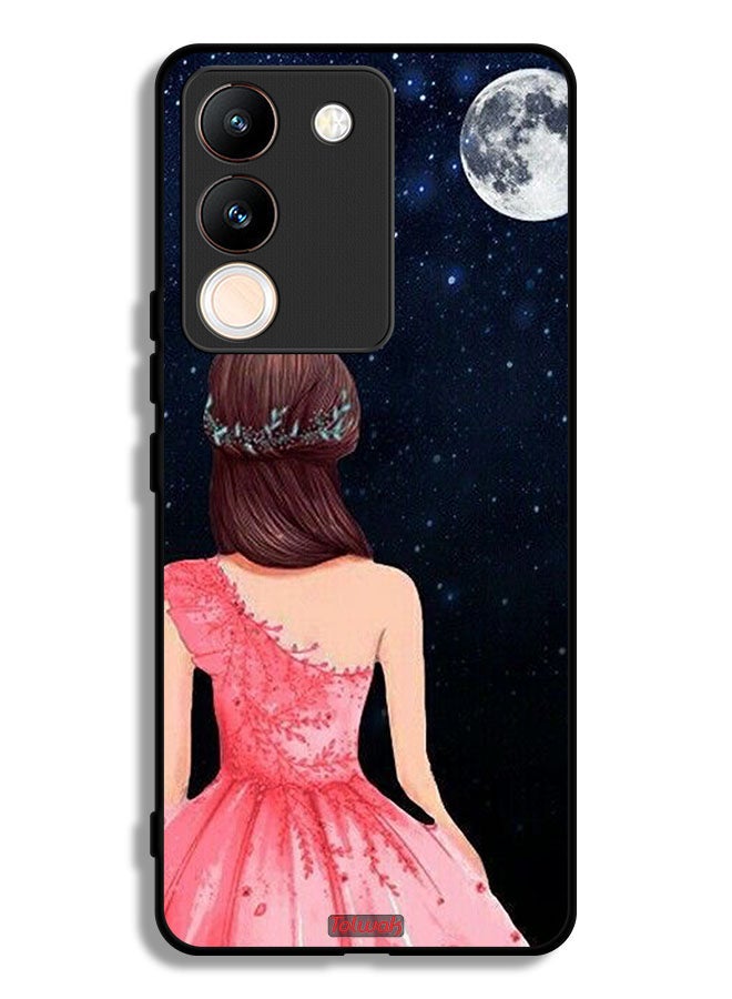 Tolwak vivo Y200 Protective Case Cover Girl And Moon Art - Image 1
