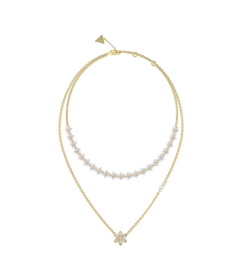 GUESS Crystal Detail Layered Necklace 