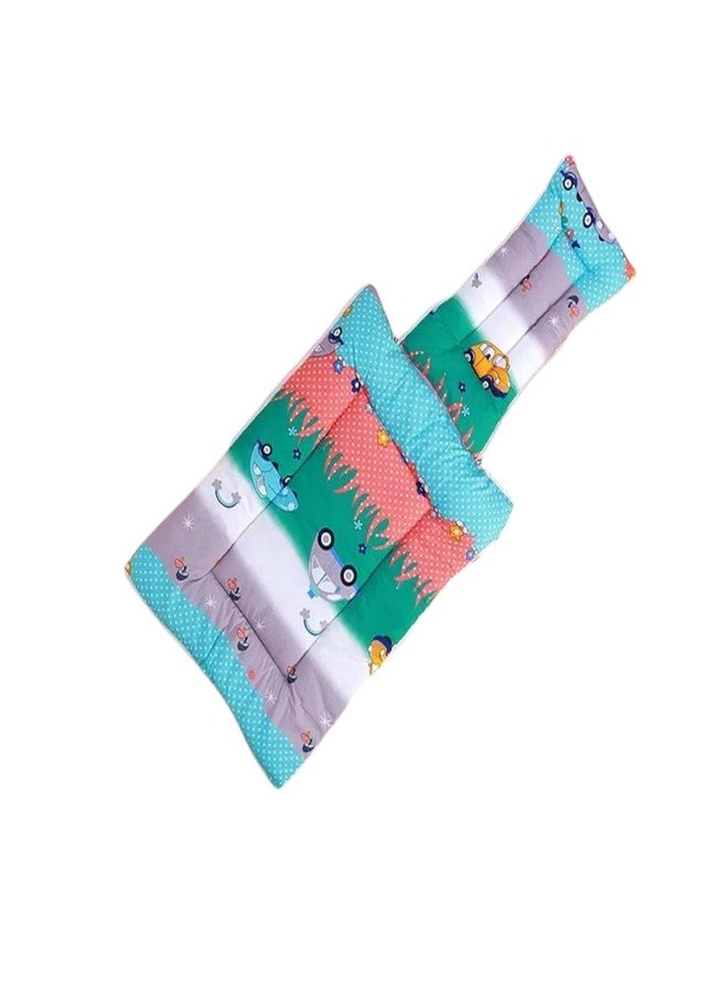 RUMPES 3-in-1 Baby Bed, Sleeping Bag & Carry Nest - Portable Cotton Bassinet for Newborns & Infants, Unisex Baby Bedding for Travel & Home, Soft & Breathable, 0M+ (P-Multi Colour CAR) - Image 3
