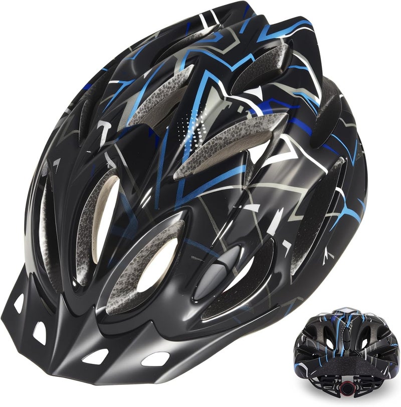 Zacro Adult Bike Helmet Lightweight for Men Women Comfort with Pads&Visor, Certified Bicycle Helmet for Adults Youth Mountain Road Biker - Image 1