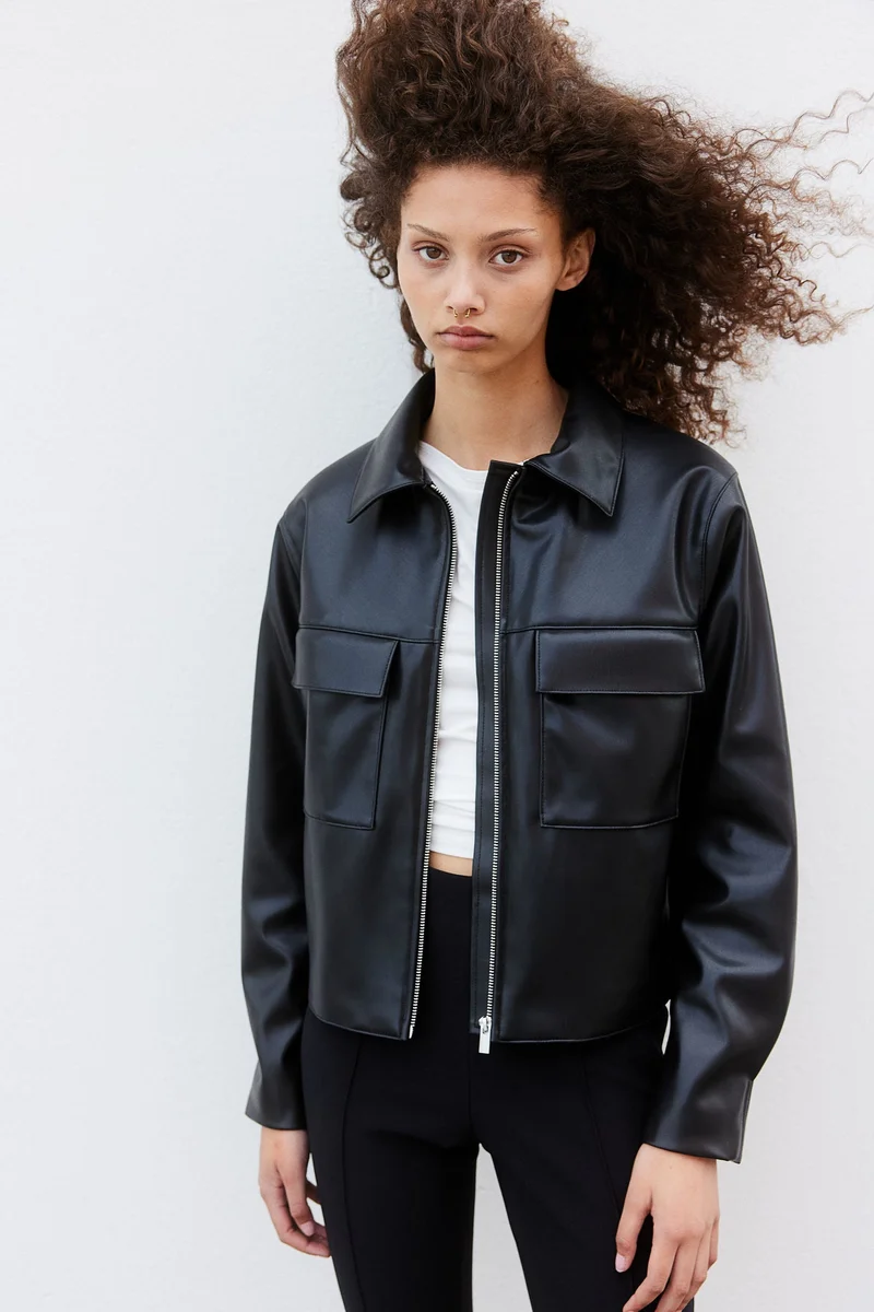 اتش اند ام Coated Jacket