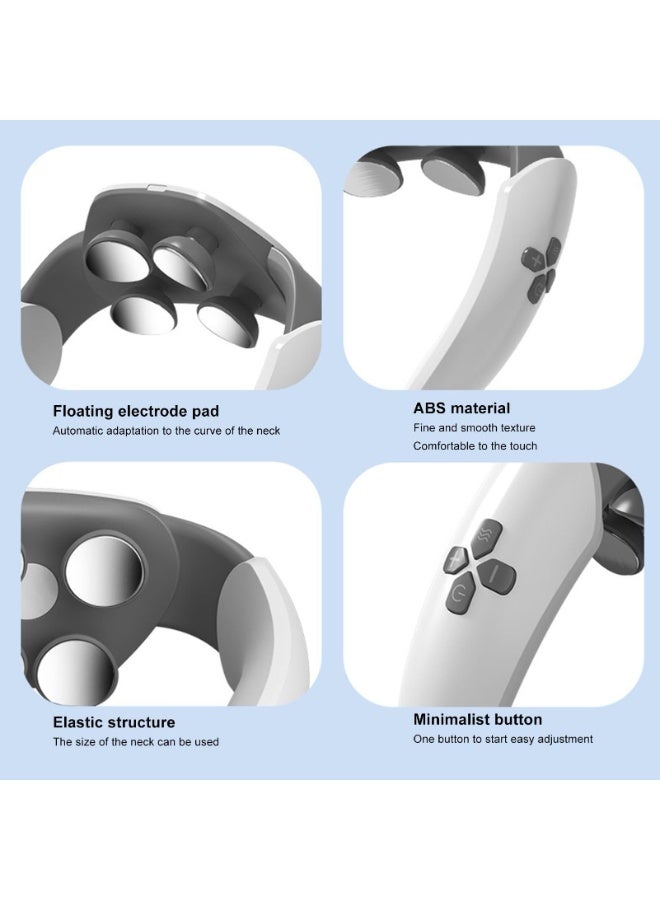 كيلا جهاز تدليك الرقبة المُدفأ | أجهزة تدليك الرقبة المحمولة، أدوات تدليك للحماية من الضغط الساخن، جهاز تدليك الرقبة، 6 أوضاع، 7 سرعات، تدليك الأنسجة المكثف - Image 4