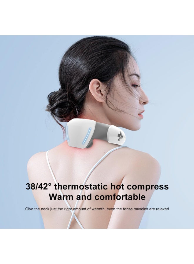 كيلا جهاز تدليك الرقبة المُدفأ | أجهزة تدليك الرقبة المحمولة، أدوات تدليك للحماية من الضغط الساخن، جهاز تدليك الرقبة، 6 أوضاع، 7 سرعات، تدليك الأنسجة المكثف - Image 5