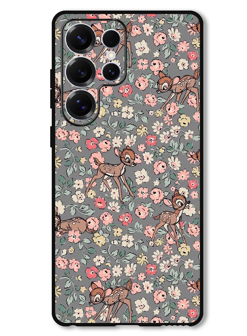 Theodor Protective Case Anti Scratch Shock Proof Bumper Cover For Samsung Galaxy S25 Ultra Deer Pattern - Image 1
