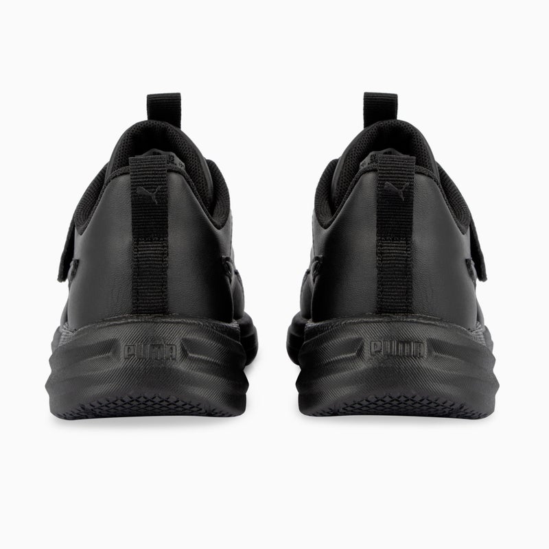 PUMA Rickie Kids Unisex Black Runner Sneakers - Image 3