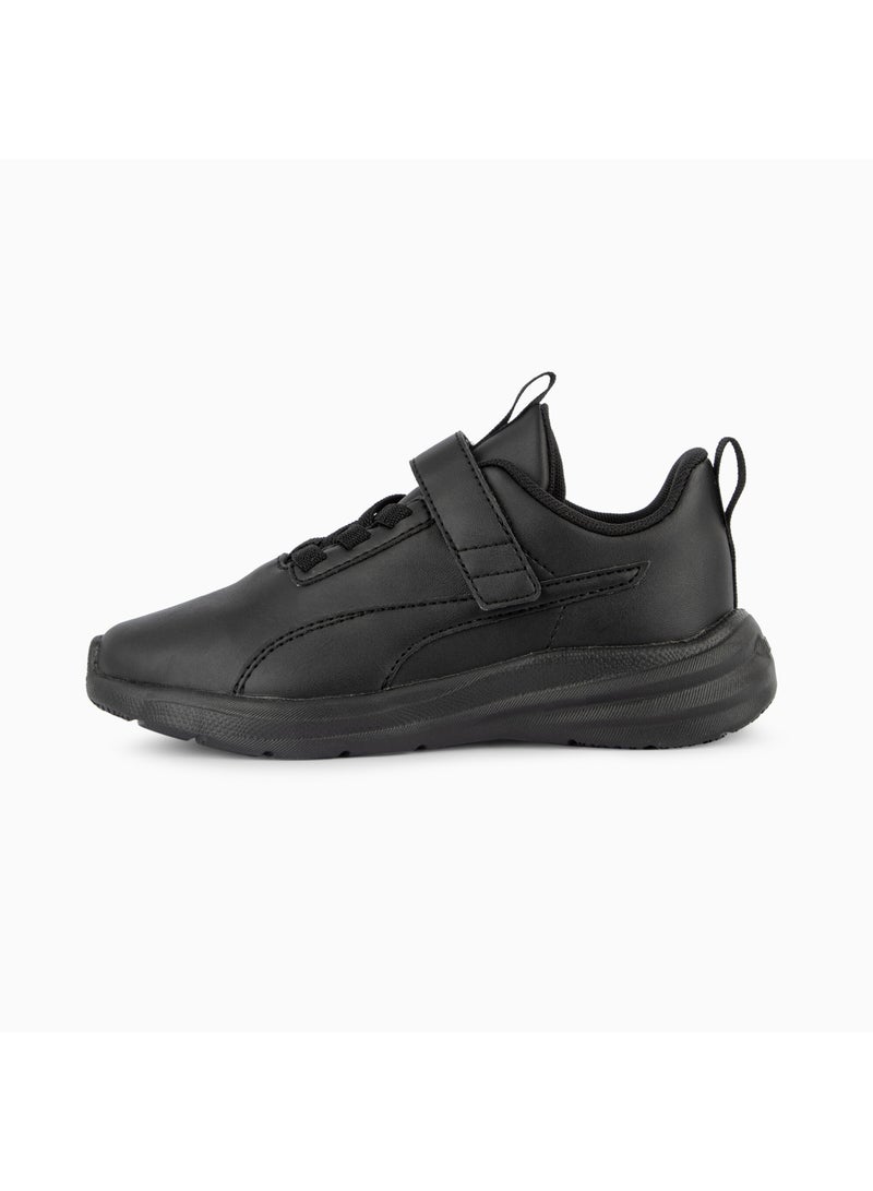 PUMA Rickie Kids Unisex Black Runner Sneakers - Image 1