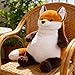 ARELUX Giant 22in Big Fox Plush Large Stuffed Animal Hugging Pillow Soft Jumbo Sleeping Body Warm Fluffy Pillow Adorable Chubby Plushie Toy Gifts for Boys Girls - Image 4