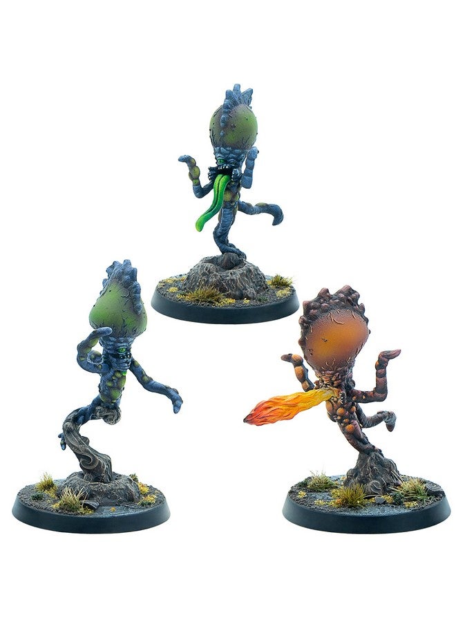 Modiphius Modiphius Entertainment: Fallout: Miniatures - Super Mutant - Floaters - 3 Resin Figures, Unpainted & Unassembled, RPG, Wilds of Appalachia, Licensed - Image 1