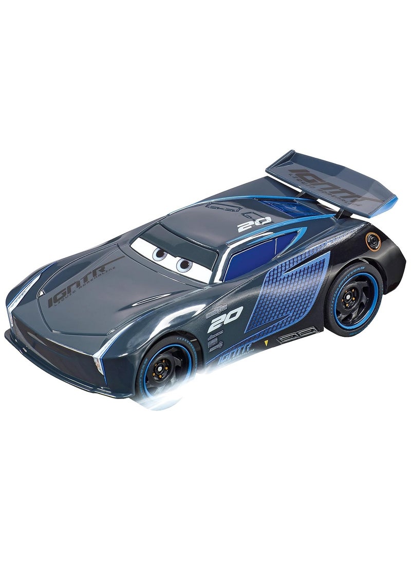 Carrera GO!!! Disney Pixar Cars Neon Nights Slot Car Race Track Set | Lightning McQueen & Jackson Storm | Electric Racing Toy for Kids Ages 6+, 1:43 Scale Track with Controllers & Accessories - Image 4