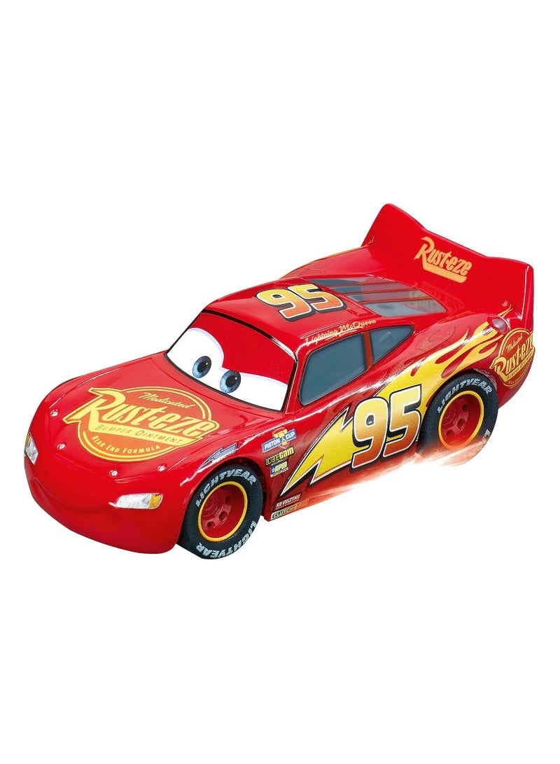 Carrera GO!!! Disney Pixar Cars Neon Nights Slot Car Race Track Set | Lightning McQueen & Jackson Storm | Electric Racing Toy for Kids Ages 6+, 1:43 Scale Track with Controllers & Accessories - Image 5