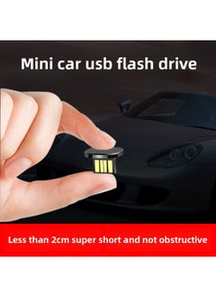 Generic 16g Car Logo USB Flash Drive Mini USB Flash Drive 32G Invisible Car USB Flash Drive USB High Speed 64G Type-c Interface-Color:Labeling USB-Capacity:16GB  - Image 2