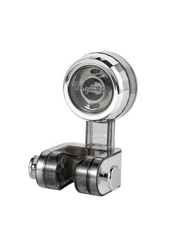 spa luxetique Adjustable Shower Head Holder with Suction Cup - Stainless Steel, No Drill, Movable Mount  - Image 1