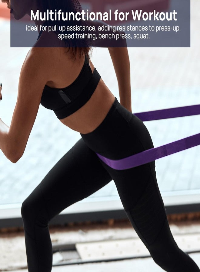 walsport أحزمة مقاومة، أحزمة مساعدة على تمارين السحب لأعلى - أحزمة تمارين رياضية، أحزمة تمارين، مجموعة أحزمة مقاومة طويلة للتمارين الرياضية واللياقة البدنية والتدريب والعلاج الطبيعي للرجال والنساء - Image 4
