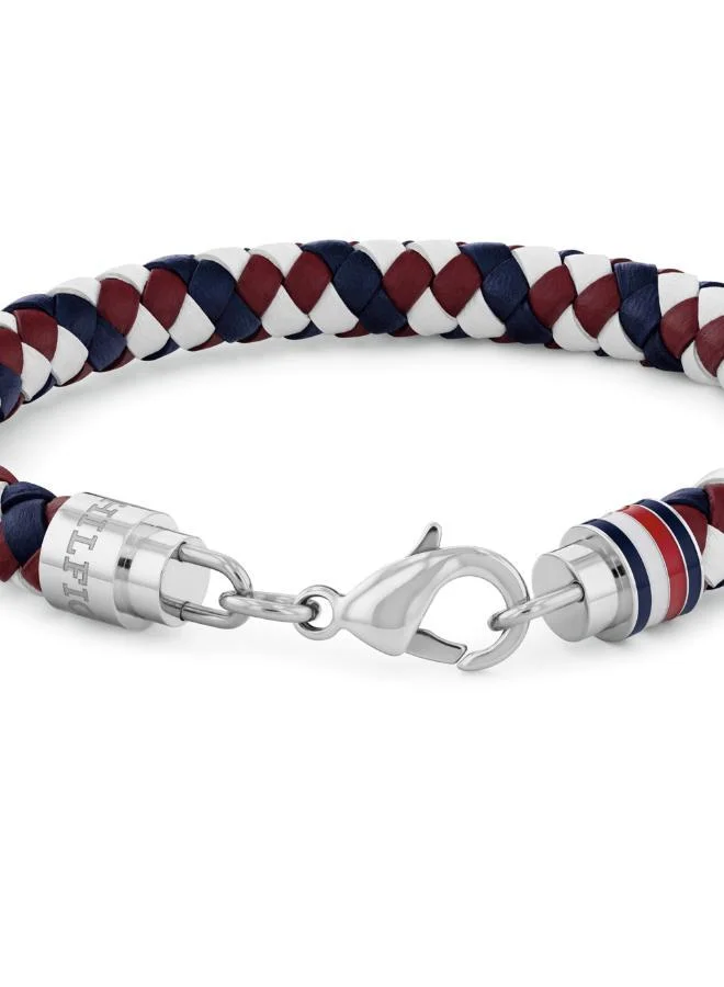 تومي هيلفيغر Leather Bracelet