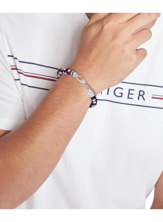 تومي هيلفيغر Leather Bracelet