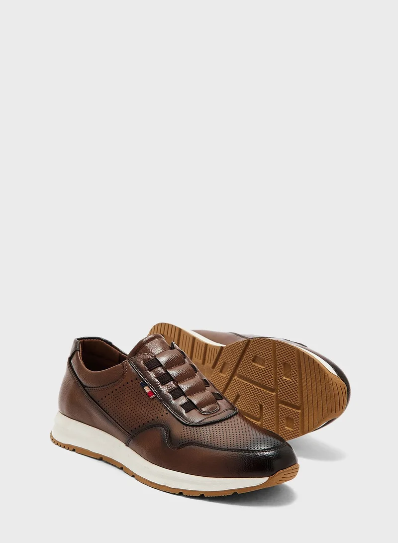 Robert Wood Webbing Loop Highlight Smart Slip Ons