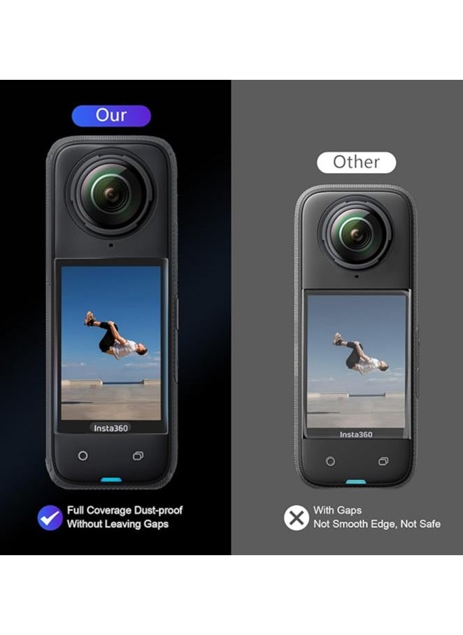 Generic 2 Pack Screen Protector Film for Insta360 X4 Accessories, Tempered Glass LCD Display Film, Ultra HD, 9H Hardness, Scratch Resistant  - Image 3