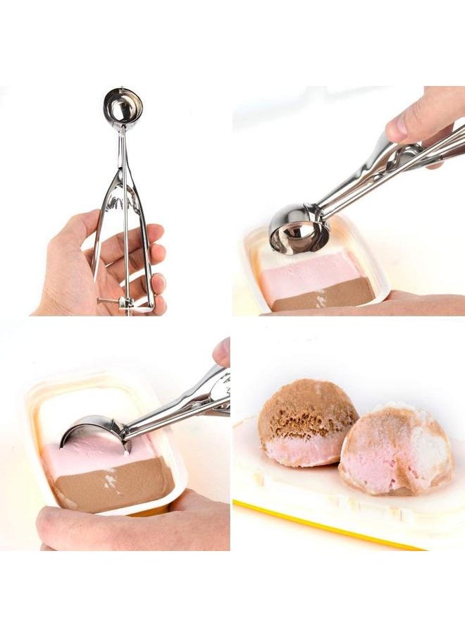 yongsheng - Cookie Scoop Set, Small/1.5Tbsp, Medium/1.9 Tbsp, Large/2.3 Tbsp, Cookie Scoops for Baking Set of 3, Cookie Dough Scoop - Image 1