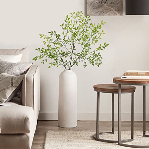 CEWOR Artificial Plants 2PCS 43.3 Inch Green Nandina Tall Plants for Wedding Shop Garden Office Home Décor Greenery Stems Fake Branches for Vase Indoor - Image 4