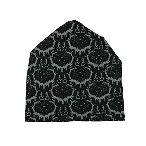 iSWEVEN Cotton Slouchy Beanie and Skull Cap for Summer, Winter, Autumn & Spring Season, Can be Used as a Helmet Cap Too - Free Size (7045A, Black) - Image 3