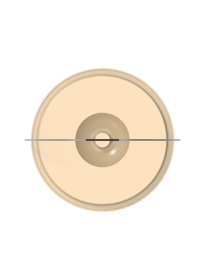 Cosmoplast دلو بلاستيكي دائري سعة 20 لتر مع مقبض فولاذي لون عاجي 34x34x35 سم - Image 4