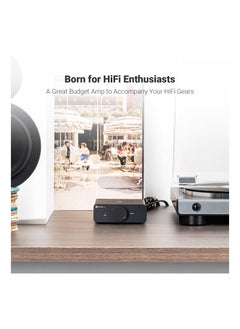 SYOSI Audio V3 Stereo Amplifier 2 Channel,HIFI Audio Component Amplifier 300 Watts x2 Power TPA3255 Class D Mini Component Stereo Audio for Passive Bookshelf Tower Speakers Desktop Home Theater  - Image 5