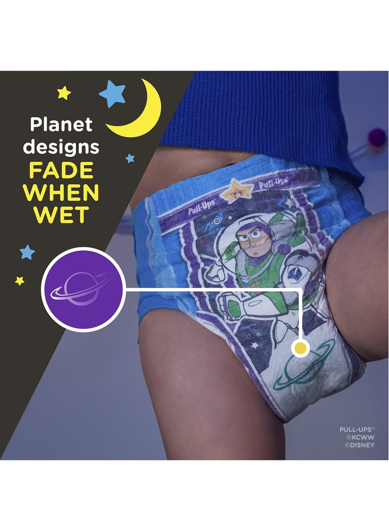 Pull-Ups Boys' Nighttime Potty Training Pants Training Underwear 3T4T 3240 Lbs 60 Ct  - Image 5